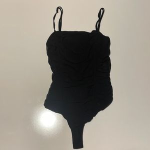 Le Lis Black Self Bodysuit